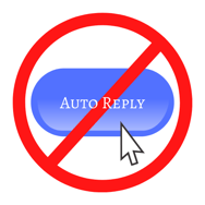 no auto reply, don't auto reply personal message, relatability, in-link advisors, cold-click, cold-click marketing, social media marketing, social media presence, online presence, virtual first impression, new clients, prospecting